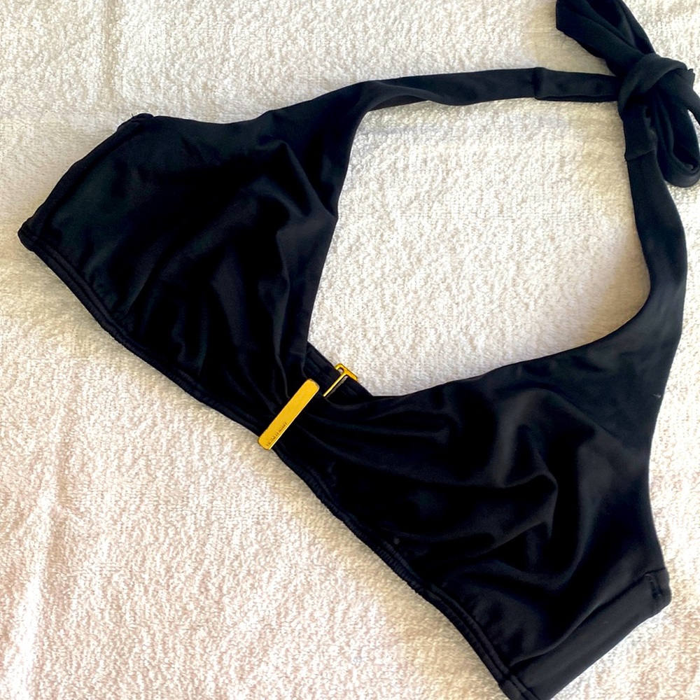 Victoria’s  secret extra large swim top w/ Gold emblem